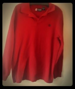 Mens long sleeve polo  chaps shirt